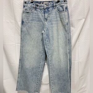 PacSun Light Wash low-rise Baggy Cropped Jeans